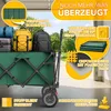 TRESKO® Bollerwagen faltbar 215L mit Bremse | Handwagen Produktbild-Vorschau 6
