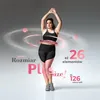 A woman is shown using a hula hoop. Text overlays provide product details. Podgląd zdjęcia produktu