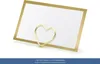 Tischkarten Goldrand 9,5x5,5cm blanko 10 Stück weiß gold Produktbild-Vorschau 5