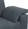 Sofa dwuosobowa Ciemnoszara 160x77x82 cm Aksamit Podgląd zdjęcia produktu 8