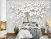 Vlies fototapete Abstrakte Baumblüten Natur 3D 300x210 cm Produktbild-Vorschau 2