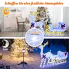 COSTWAY Renne à LED avec traîneau, décoration de Noël, Voir les images du produit 3