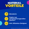 Avery Zweckform L7676-25, CD-Etiketten SuperSize, A4, ? 117 Produktbild-Vorschau 2