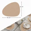 Filz Platzsets Oval, Platzdeckchen abwaschbar, Produktbild-Vorschau 3