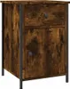 vidaXL Nachttisch Räuchereiche 40x42x60 cm Holzwerkstoff Produktbild-Vorschau 2