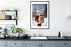 MuchoWow® Gerahmtes Poster Der Weihnachtsmann geht mit Produktbild-Vorschau 4
