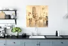 MuchoWow® Poster Gemälde - Öl - Abstrakt - Skyline 75x75 cm Produktbild-Vorschau 3