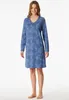 Schiesser Damen Sleepshirt 1/1 Arm, 95cm Gr. 42  nachtblau Produktbild-Vorschau 2