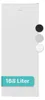Bomann Gefrierschrank 143cm | 4 Sterne-Gefrierfach | ≤ Produktbild-Vorschau 8