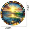 GKA XL Sonnenfänger Sonnenaufgang am Meer 20 cm Buntglas Produktbild-Vorschau 6