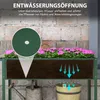 Outsunny Hochbeet mit Rädern und Regal Kräuterbeet Produktbild-Vorschau 7
