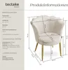 Sessel Stella, dicke Polsterung, 67x64x76cm - Samtoptik Produktbild-Vorschau 6