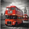 ARTland Leinwandbild Houses of Parliament & Red Buses Produktbild-Vorschau 1