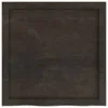 vidaXL Wandregal Dunkelbraun 60x60x(2-6) cm Massivholz Produktbild-Vorschau 5