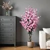 Kunstpflanze Blütenbaum 120 cm Wintersweet Pink Künstliche Produktbild-Vorschau 1