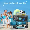 Sekey Bollerwagen Faltbar 4XL – Doppelstock 350L, Extra Produktbild-Vorschau 5
