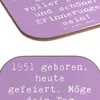 Mr. & Mrs. Panda Tischschoner Spruch 1951 Geburtstag - Produktbild-Vorschau 5