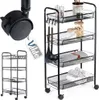 Pratico trolley a 4 piani su ruote Anteprima dell’immagine prodotto 2