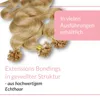 Estensioni con bonding capelli veri #9/31 Biondo chiaro Anteprima dell’immagine prodotto 3