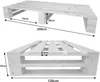 Lermowood Palettenbett M2 120 x 200 cm mit Lattenrost und 2 Produktbild-Vorschau 3