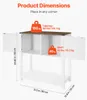 VEVOR Kaffeebarschrank 80 x 35 x 88 cm Produktbild-Vorschau 7