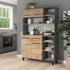 Buffet de cuisine Vicco Pure Chêne Artisan/Anthracite Voir les images du produit 6