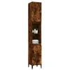 A tall, narrow bathroom cabinet with a wood-like finish. Náhľad obrázku produktu