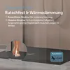 doporro Duschtasse 100x120x3cm aus Mineralguss in Anthrazit Produktbild-Vorschau 4