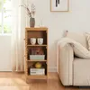 Boční skříňka se 3 dvířky "Ypäjä" 82 x 33 x 27 cm Bambus Náhled obrázku produktu 2