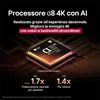 A stylized image of a processor chip with text highlighting its features and performance. Produktbild-Vorschau