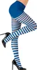 Blau-weiß gestreifte Strumpfhose – 70 DEN XL Produktbild-Vorschau 5