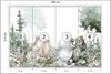 Muralo Selbstklebende Fototapete Für Kinderzimmer WALDTIERE Produktbild-Vorschau 2