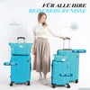 VALLSERO Trolleyset Koffer-Set（M,L,XL) + Schulranzen, Produktbild-Vorschau 2