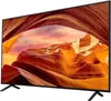 A television screen displaying a landscape image. Produktbild-Vorschau