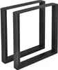 Two black table legs are shown against a white background. Náhled obrázku produktu