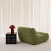 sweeek - Sessel mit Chenille-Bezug 1-Sitzer - Khaki Produktbild-Vorschau 5