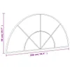 vidaXL Lustro ścienne czarne 100x50 cm Krzywe żelazko Podgląd zdjęcia produktu 7