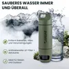 Extralink Purisoo Grün Trinkflasche mit Filtersystem 400ml, Produktbild-Vorschau 4