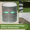 AREBOS Metall Hochbeet 240x80x78 cm Gartenbeet Pflanzbeet Produktbild-Vorschau 7