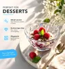 12x Dessertschalen Glas 300 ml – Stapelbare Glasschalen Set Produktbild-Vorschau 4