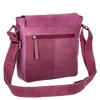 The Skandinavian Brand Damen Leder Schultertasche  Purple : Produktbild-Vorschau 2