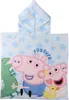 Ręcznik frotte z kapturem Peppa Pig jasnoniebieski 55 x 77 Podgląd zdjęcia produktu 2