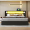 OKWISH Lit Coffre Double 160x200 cm - Lit Adulte avec Voir les images du produit 2