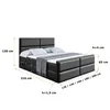 ALTDECOR Boxspringbett mit Fußteil, H3 Matratze und Topper Produktbild-Vorschau 6