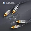 sonero 2x Cinch Stereo Audio Kabel 1.5m, 2 x RCA, Männlich, Produktbild-Vorschau 3
