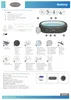 A diagram and feature highlights for a Bestway Lay-Z-Spa Whirlpool Mauritius AirJet. Produktbild-Vorschau