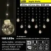 LEX Kugel-Lichterkette 160 LEDs, 9 Stränge warmweiss Produktbild-Vorschau 3