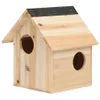 Domček pre veveričky masívne jedľové drevo 26x25x29 cm Náhľad obrázku produktu 1