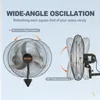 VEVOR nástenný ventilátor, 49 cm oscilačný nástenný Náhľad obrázku produktu 4