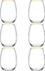 Pasabahce Amber Golden Touch Drink Gläser 6-teiliges Set , Produktbild-Vorschau 3